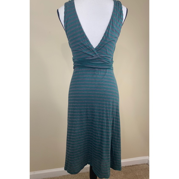 Anthropologie Ella Moss striped V-neck maxi sundress - Picture 2 of 9